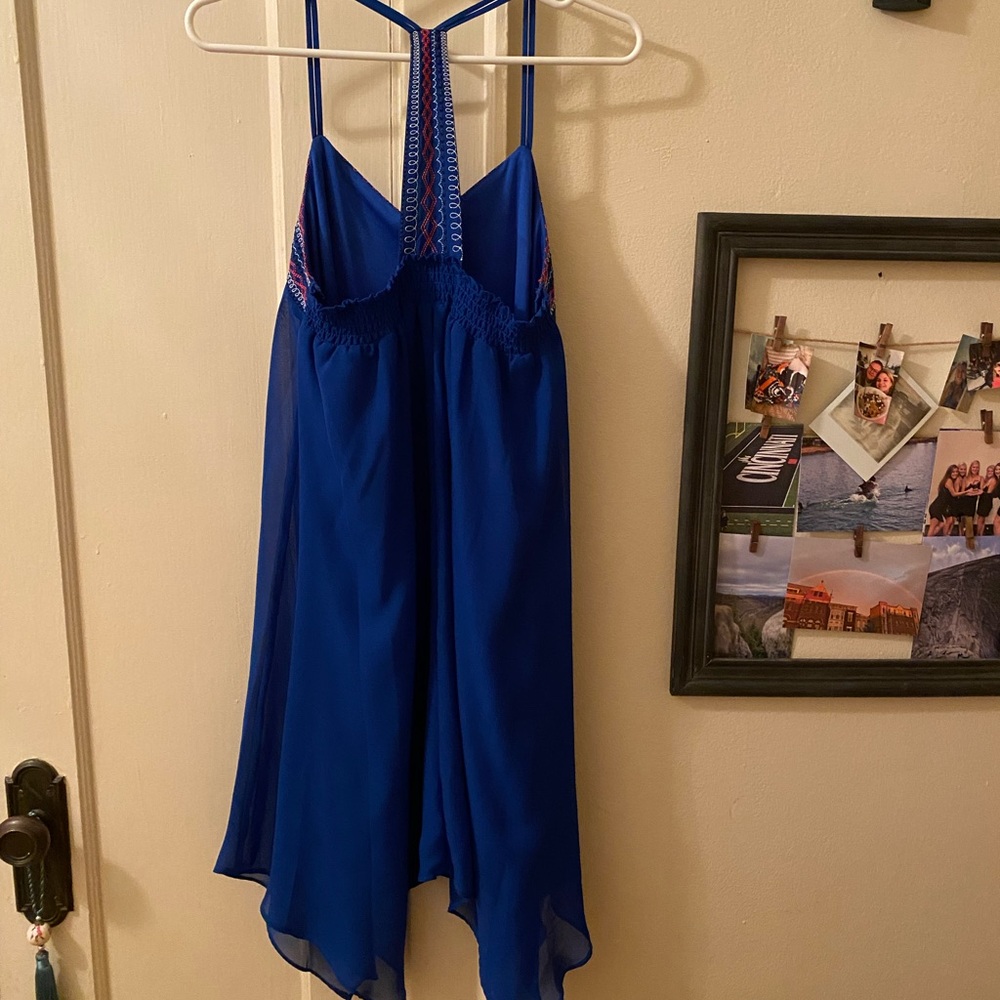 Blue Racerback Dress - Picture 3 of 3